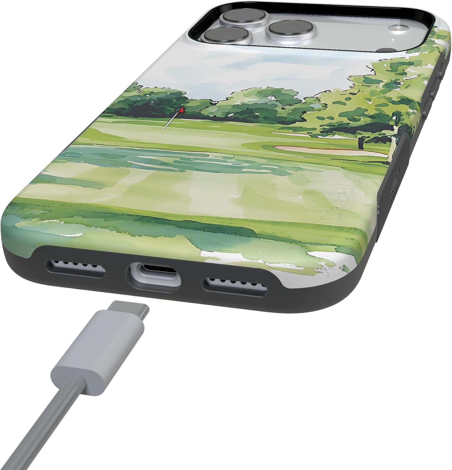 image:imageCasely iPhone 17 Pro Max Case Clubhouse Tee Time Bold Protective Design Compatible with MagSafe