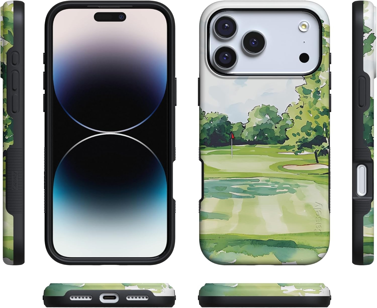 image:imageCasely iPhone 17 Pro Max Case Clubhouse Tee Time Bold Protective Design Compatible with MagSafe