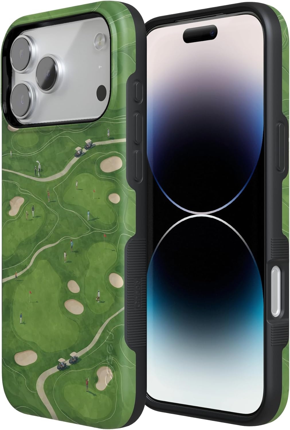 image:imageCasely iPhone 17 Pro Max Case Clubhouse The Back Nine Bold Protective Design Compatible with MagSafe