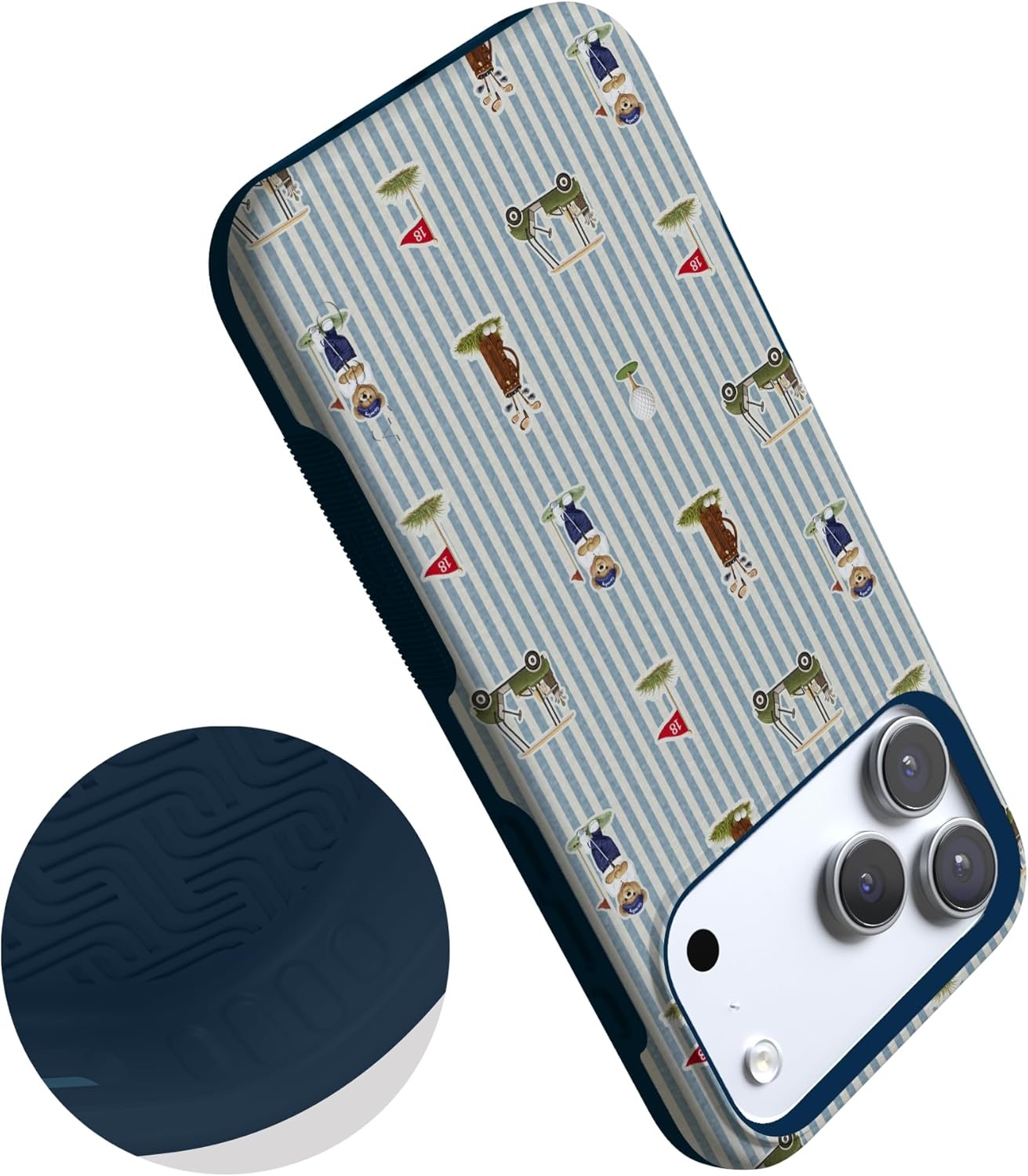 image:imageCasely iPhone 17 Pro Max Case Clubhouse The Caddie Print Bold Protective Design Compatible with MagSafe