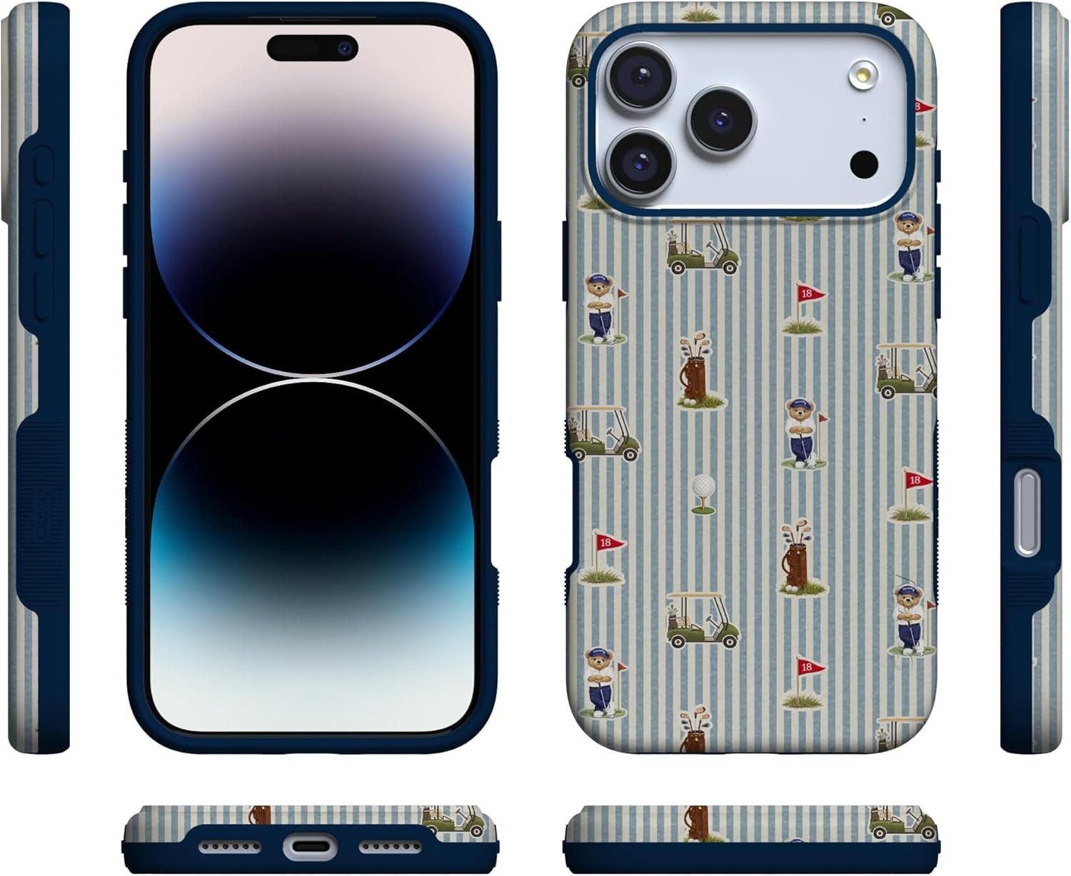 image:imageCasely iPhone 17 Pro Max Case Clubhouse The Caddie Print Bold Protective Design Compatible with MagSafe