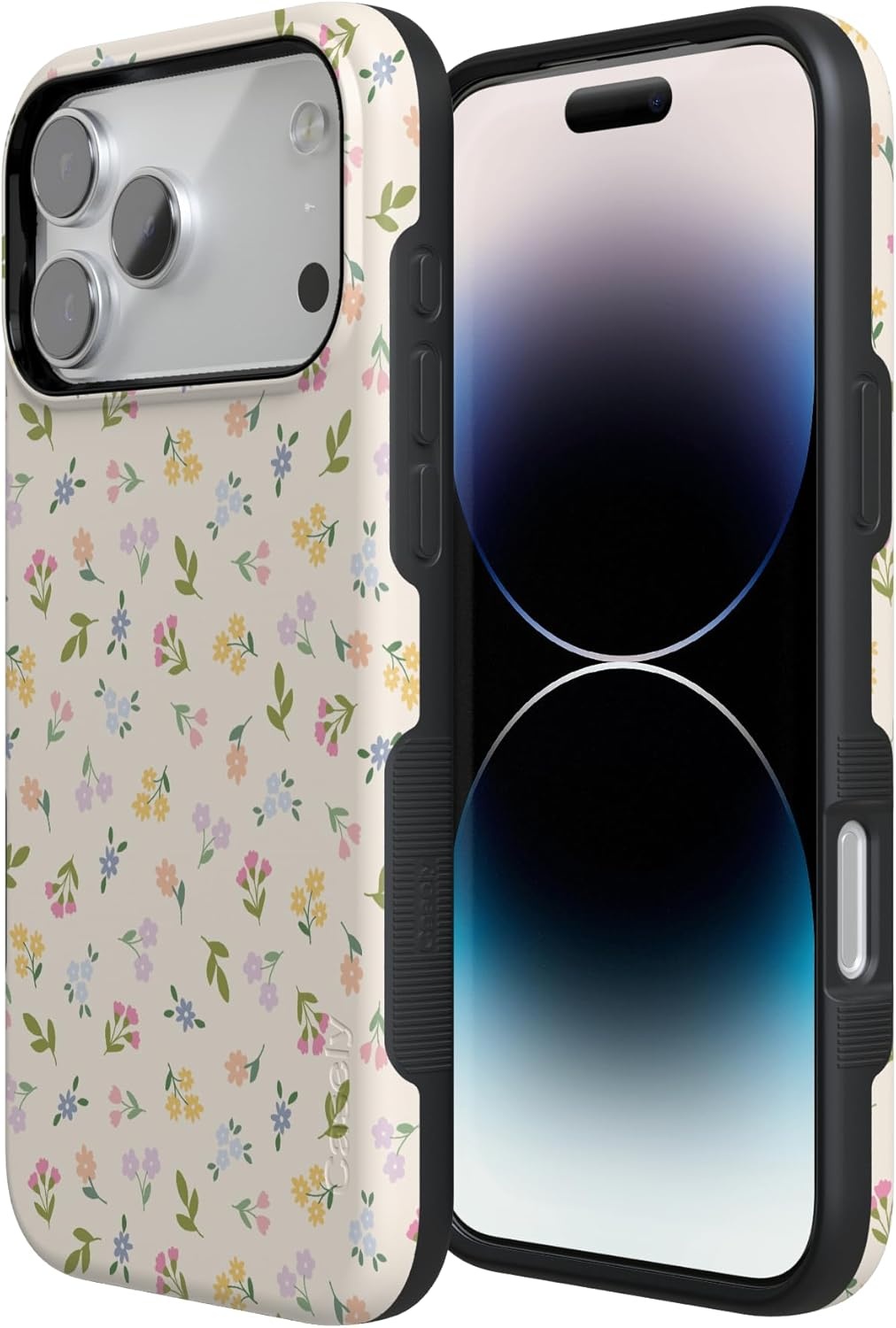 image:imageCasely iPhone 17 Pro Max Case Ditsy Floral Tiny Flowers Bold Protective Design Compatible with MagSafe