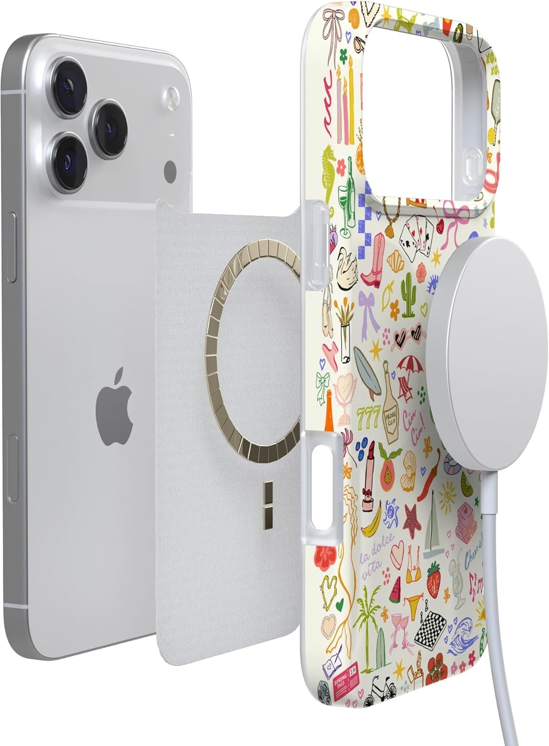image:imageCasely iPhone 17 Pro Max Case Fun on Weekdays All the Fun Things Compatible with MagSafe Classic Ultra Slim Design