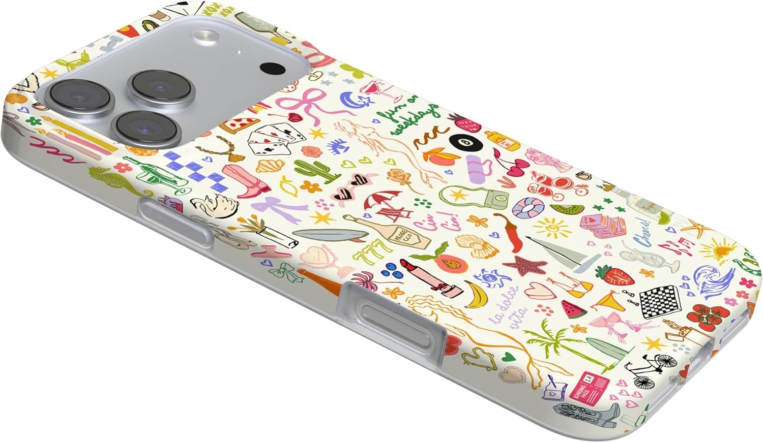 image:imageCasely iPhone 17 Pro Max Case Fun on Weekdays All the Fun Things Compatible with MagSafe Classic Ultra Slim Design