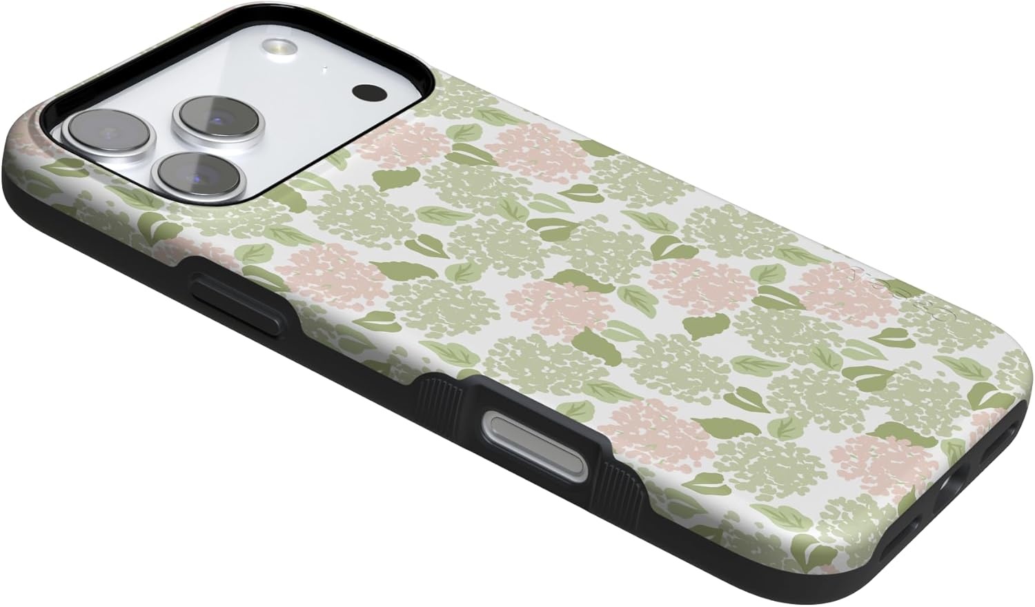 image:imageCasely iPhone 17 Pro Max Case Hydrangea Haze Floral Garden Bold Protective Design Compatible with MagSafe