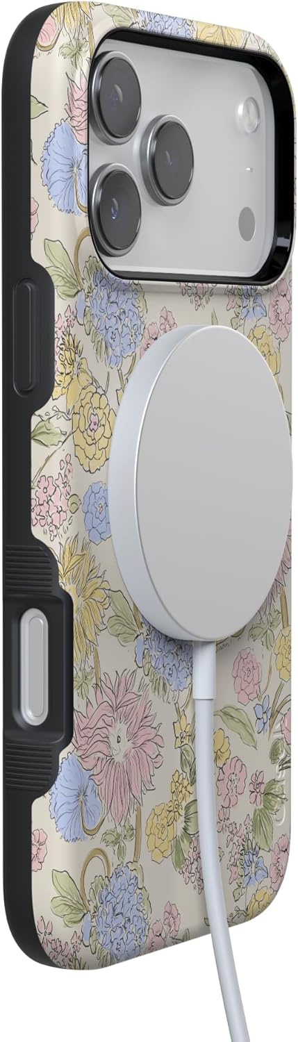 image:imageCasely iPhone 17 Pro Max Case Prairie Blooms Pastel Floral Bold Protective Design Compatible with MagSafe