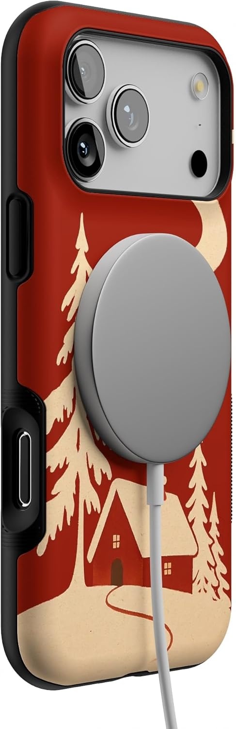 image:imageCasely iPhone 17 Pro Max Case Snowed in Cozy Winter Bold Protective Design MagSafe Compatible Design