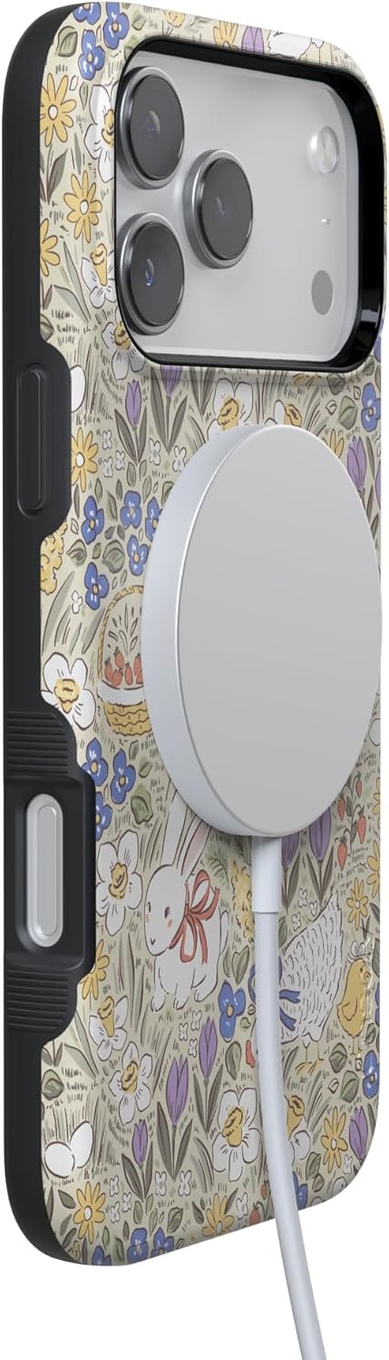image:imageCasely iPhone 17 Pro Max Case Storybook Stroll Spring Garden Bold Protective Design Compatible with MagSafe