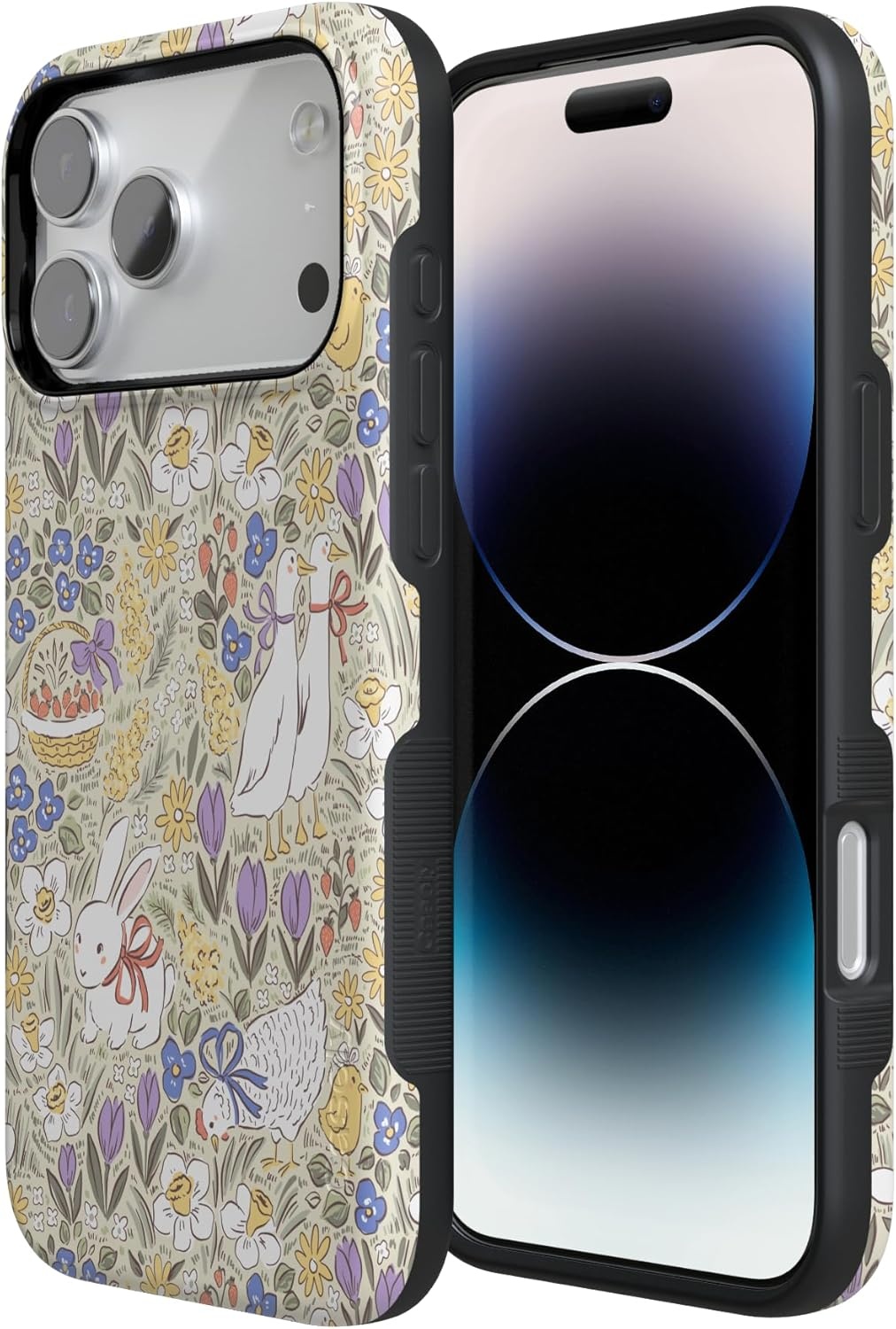 image:imageCasely iPhone 17 Pro Max Case Storybook Stroll Spring Garden Bold Protective Design Compatible with MagSafe
