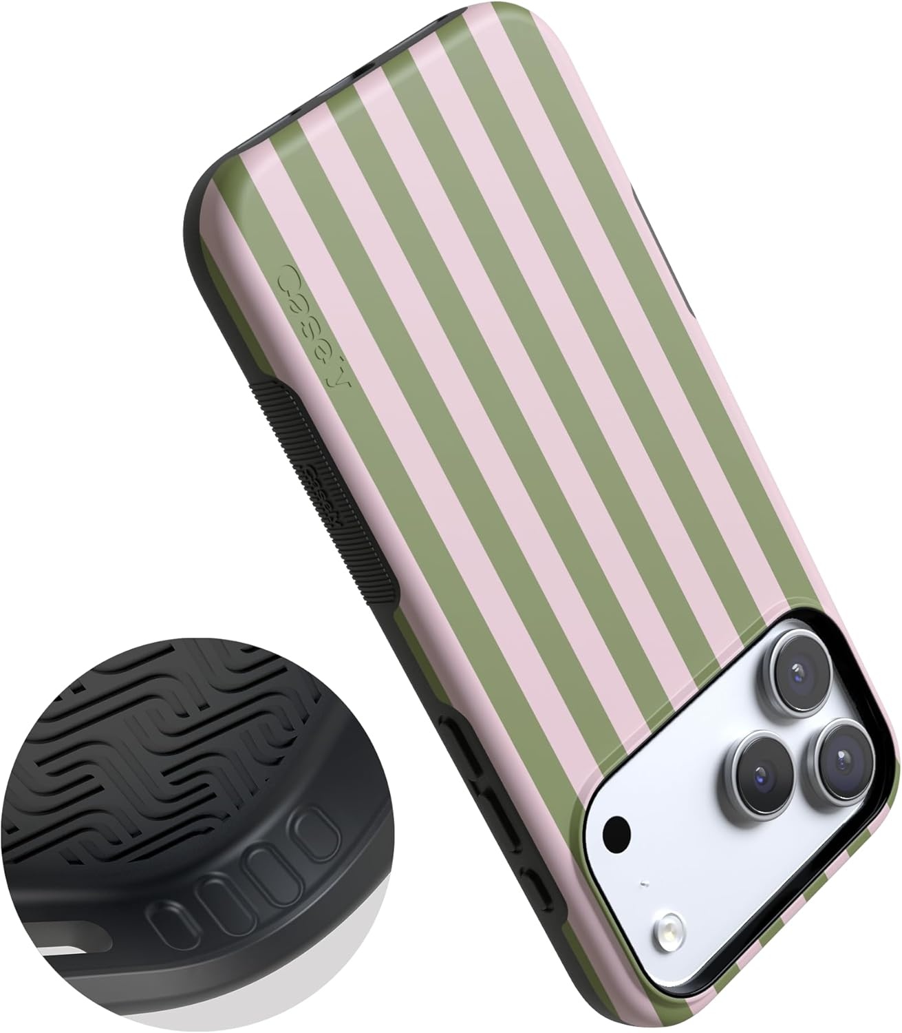 image:imageCasely iPhone 17 Pro Max Case Summer Stripes Sunday Best Bold Protective Design Compatible with MagSafe