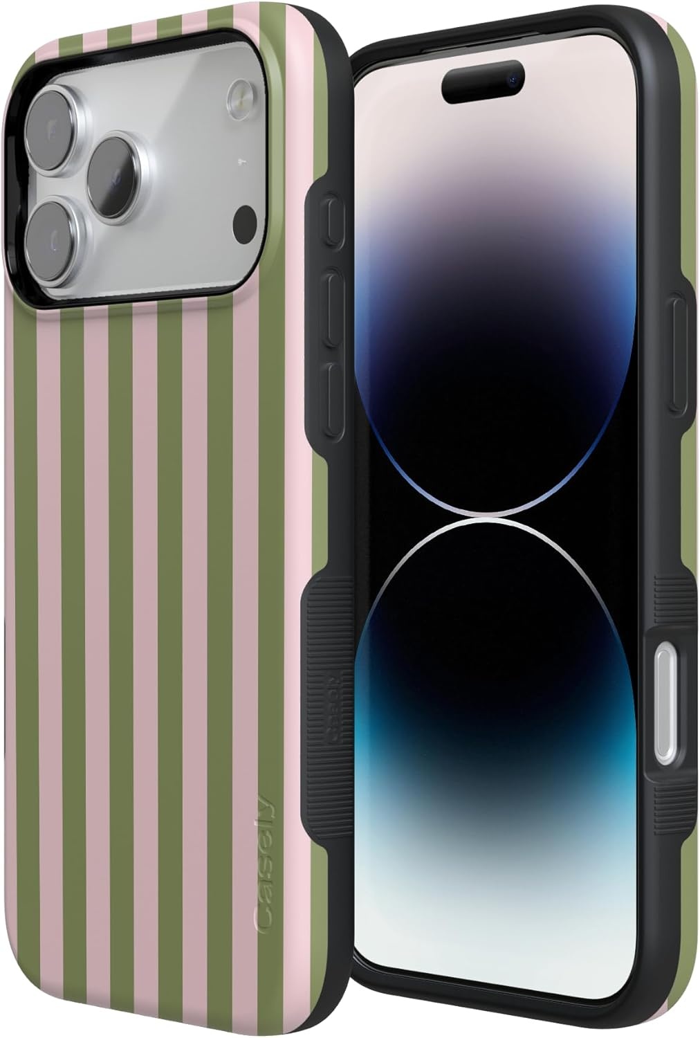 image:imageCasely iPhone 17 Pro Max Case Summer Stripes Sunday Best Bold Protective Design Compatible with MagSafe