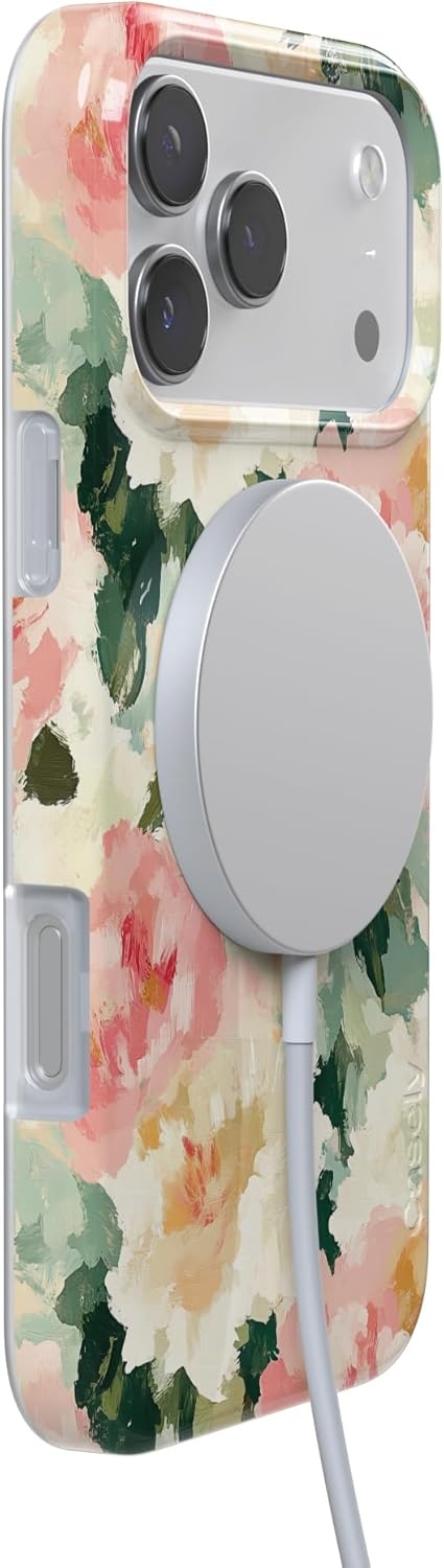image:imageCasely iPhone 17 Pro Max Case The Garden Room Painted Petals Compatible with MagSafe Classic Ultra Thin Design