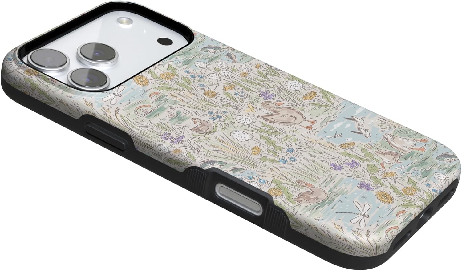 image:imageCasely iPhone 17 Pro Max Case The Waddle Path Duck Pond Bold Protective Design Compatible with MagSafe