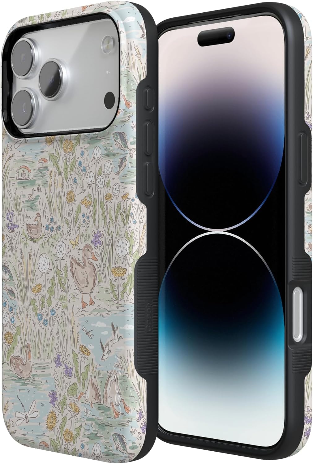 image:imageCasely iPhone 17 Pro Max Case The Waddle Path Duck Pond Bold Protective Design Compatible with MagSafe