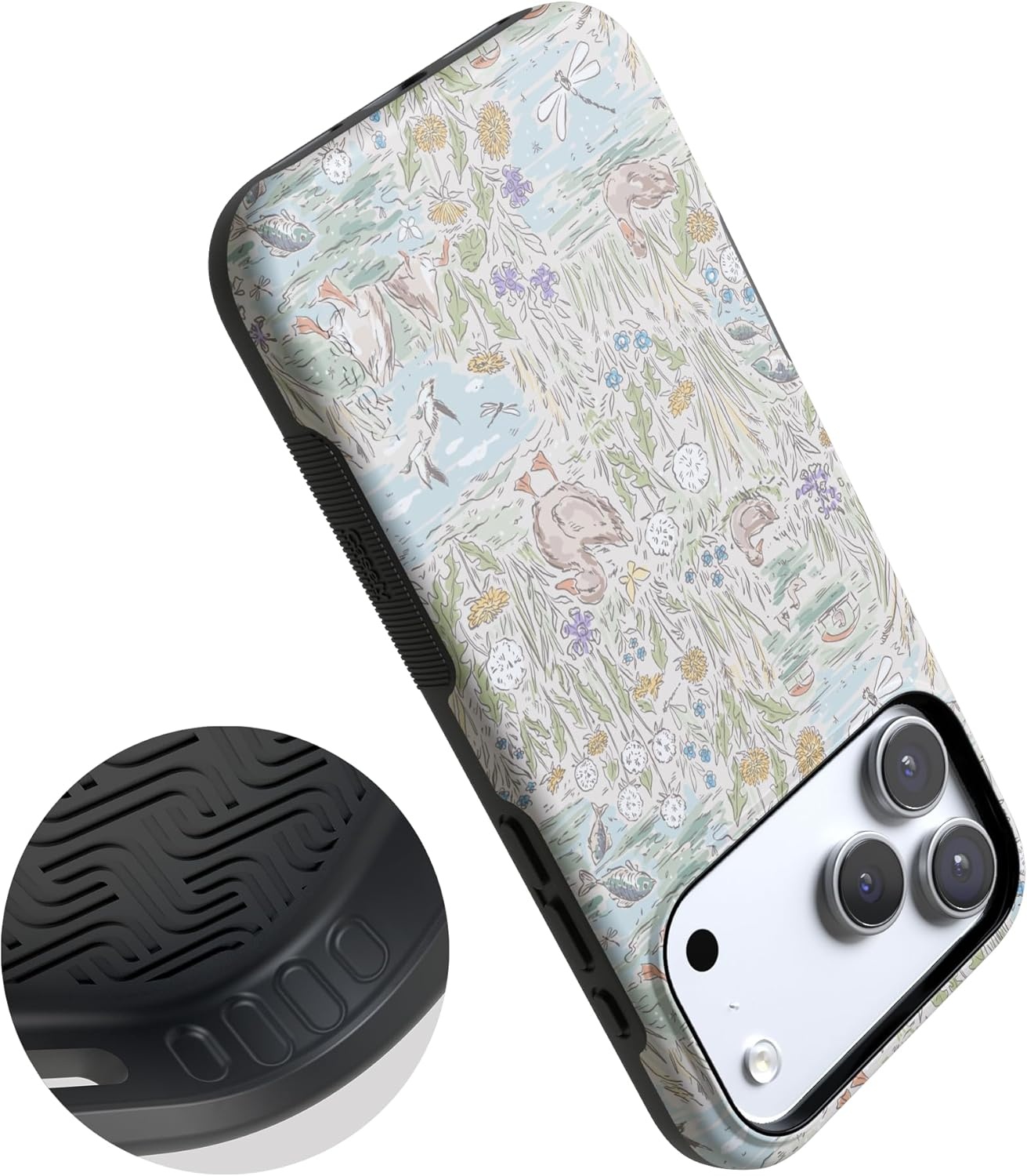 image:imageCasely iPhone 17 Pro Max Case The Waddle Path Duck Pond Bold Protective Design Compatible with MagSafe