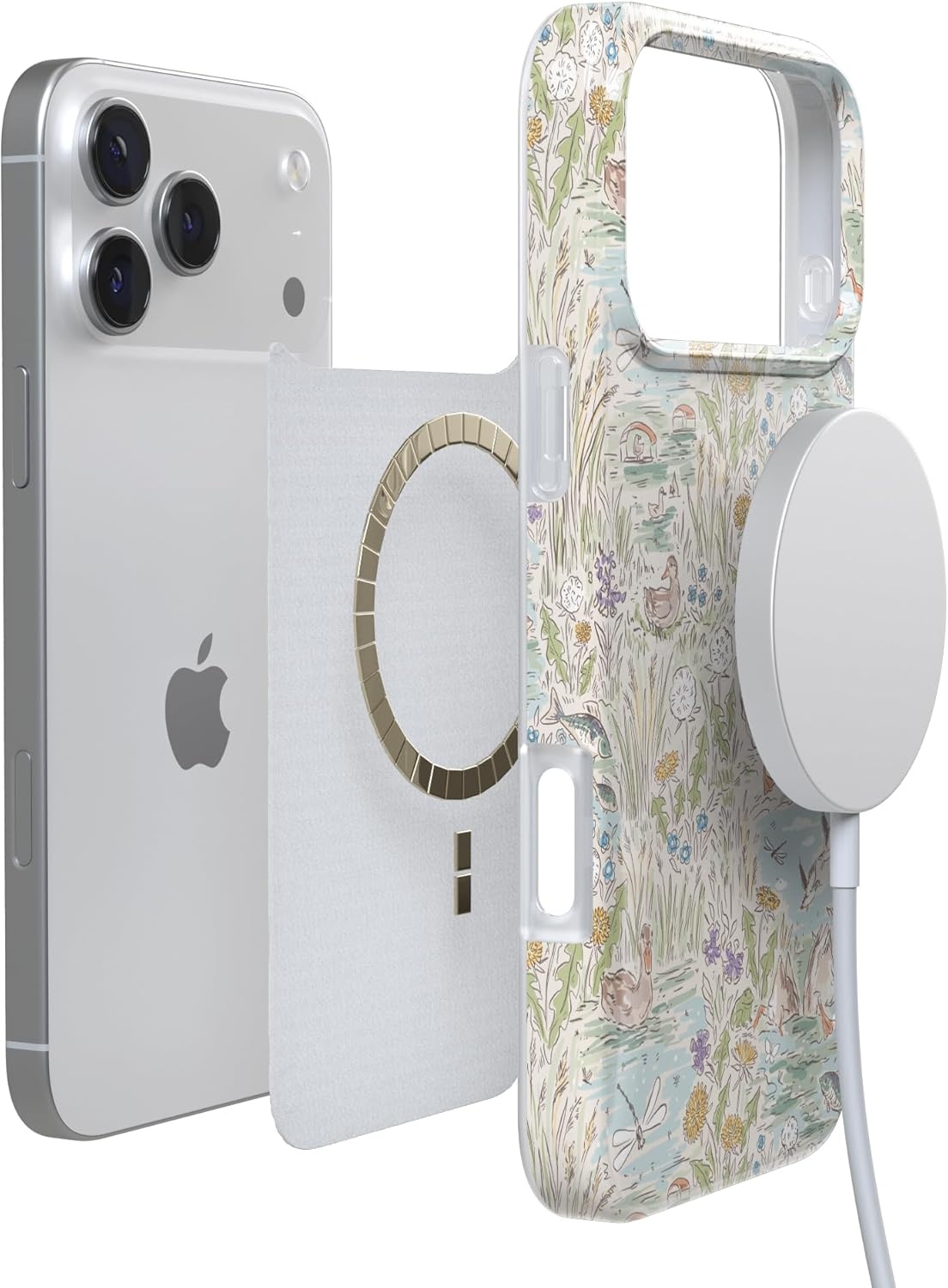 image:imageCasely iPhone 17 Pro Max Case The Waddle Path Duck Pond Compatible with MagSafe Classic Ultra Thin Design