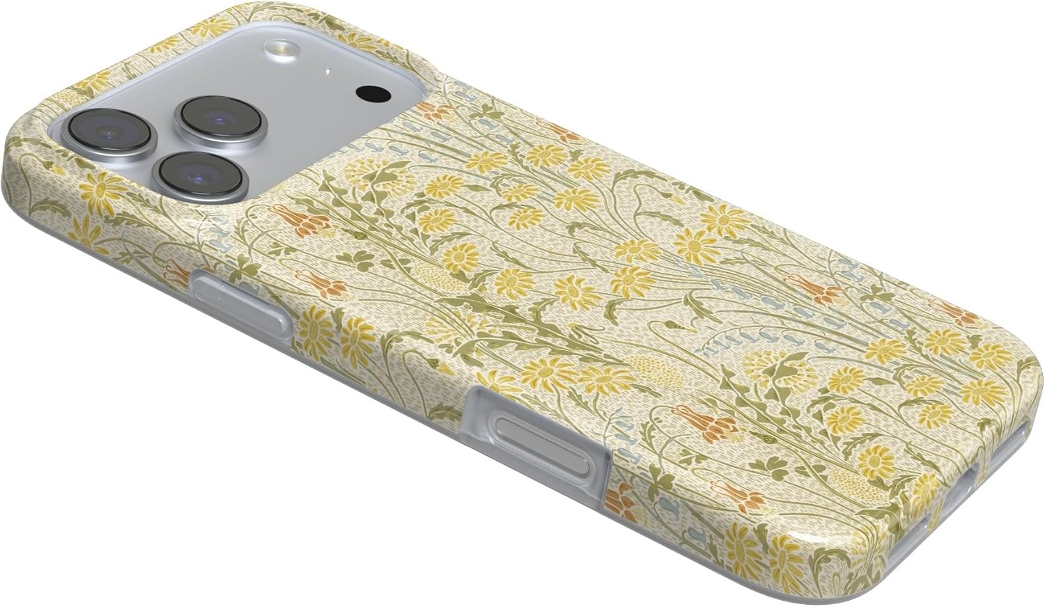 image:imageCasely iPhone 17 Pro Max Case Youre Dinomite Green Dinosaur Compatible with MagSafe Classic Ultra Thin DesignBoho Blooms Golden Floral