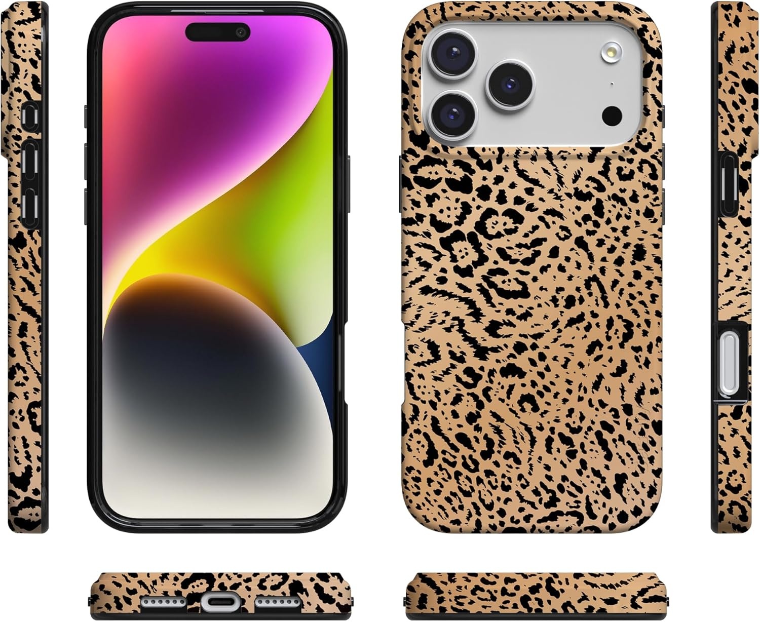 image:imageCasely iPhone 17 Pro Max Case Youre Dinomite Green Dinosaur Compatible with MagSafe Classic Ultra Thin DesignBorn to Be Wild Jaguar Print