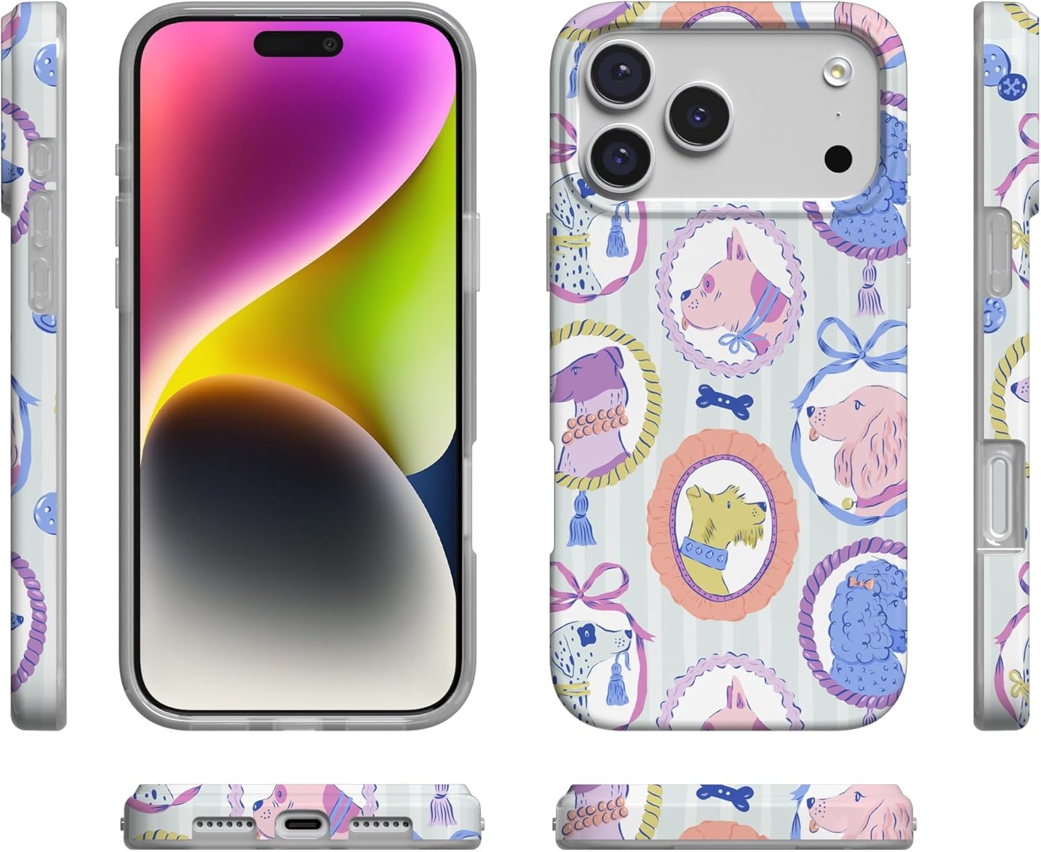 image:imageCasely iPhone 17 Pro Max Case Youre Dinomite Green Dinosaur Compatible with MagSafe Classic Ultra Thin DesignChateau Pups French Dog