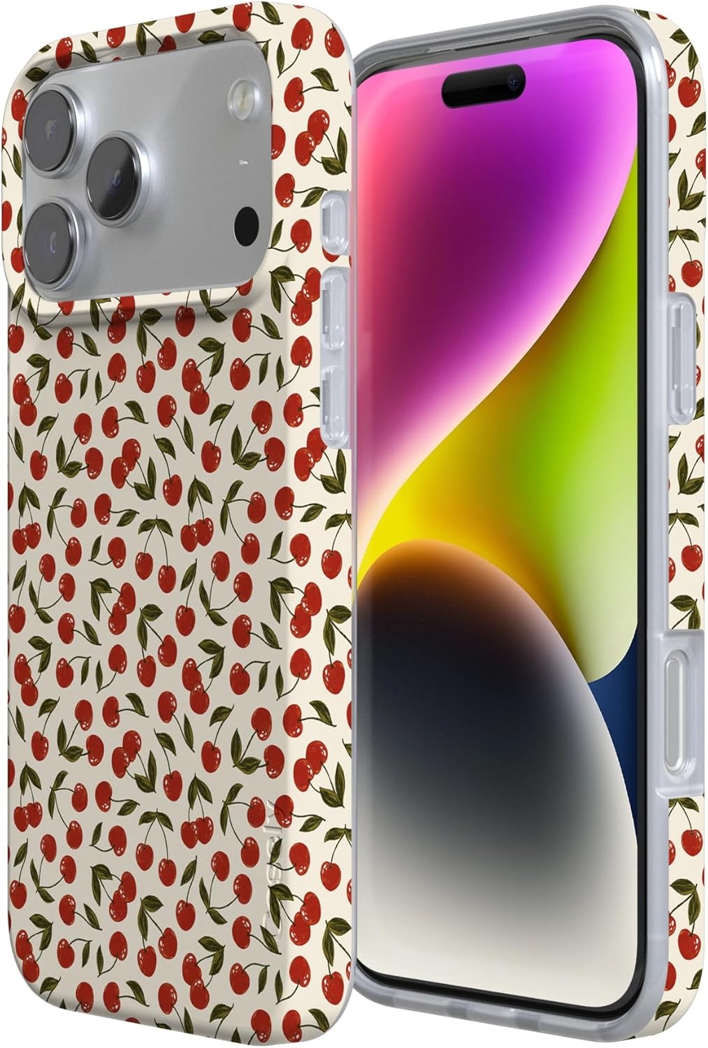 image:imageCasely iPhone 17 Pro Max Case Youre Dinomite Green Dinosaur Compatible with MagSafe Classic Ultra Thin DesignCherry on Top Red Cherries