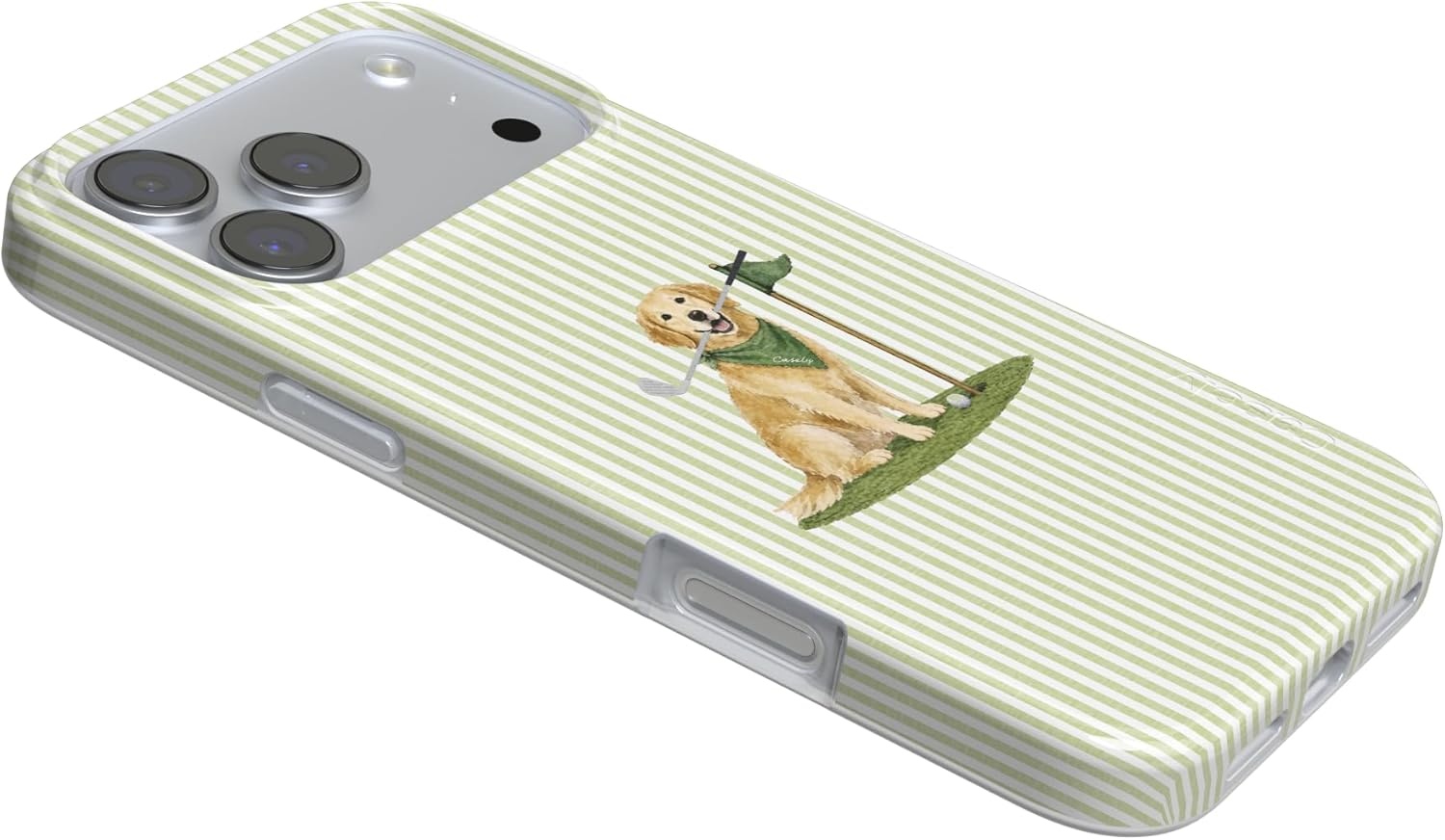 image:imageCasely iPhone 17 Pro Max Case Youre Dinomite Green Dinosaur Compatible with MagSafe Classic Ultra Thin DesignClubhouse Golden on the Green