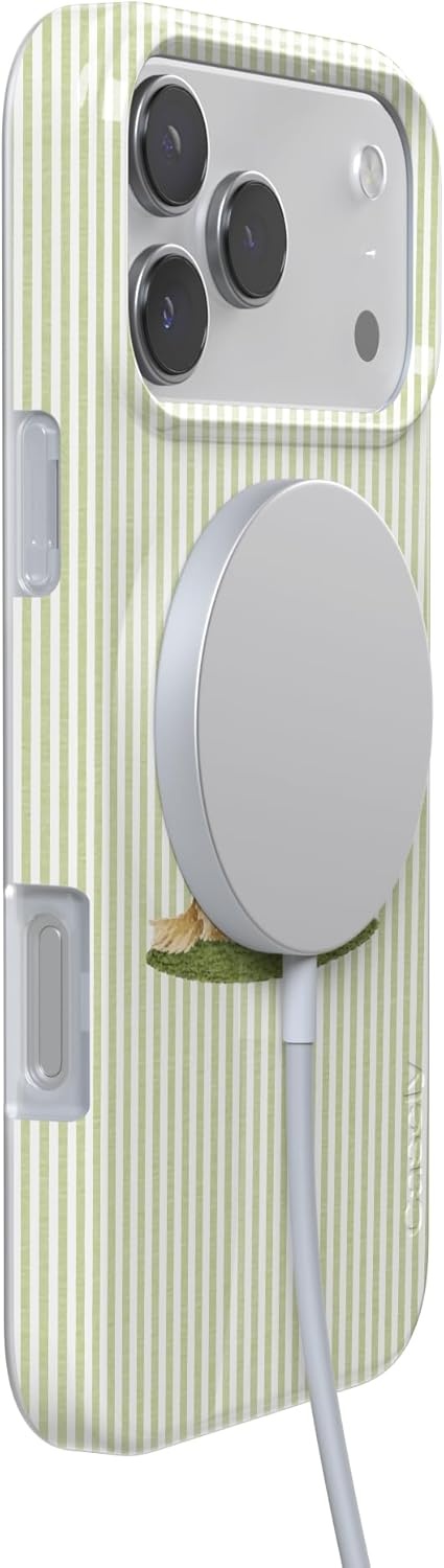 image:imageCasely iPhone 17 Pro Max Case Youre Dinomite Green Dinosaur Compatible with MagSafe Classic Ultra Thin DesignClubhouse Golden on the Green