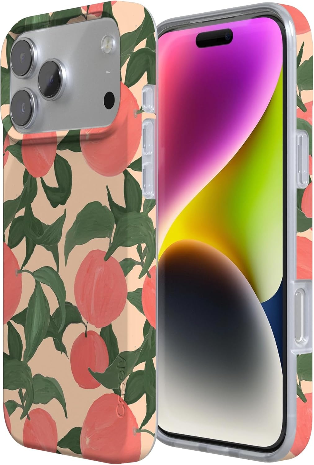 image:imageCasely iPhone 17 Pro Max Case Youre Dinomite Green Dinosaur Compatible with MagSafe Classic Ultra Thin DesignFeeling Peachy Blush Vines