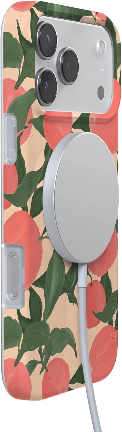 image:imageCasely iPhone 17 Pro Max Case Youre Dinomite Green Dinosaur Compatible with MagSafe Classic Ultra Thin DesignFeeling Peachy Blush Vines