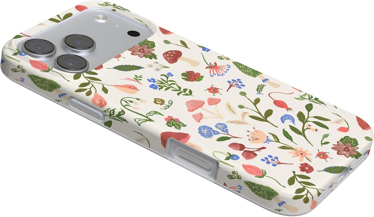 image:imageCasely iPhone 17 Pro Max Case Youre Dinomite Green Dinosaur Compatible with MagSafe Classic Ultra Thin DesignGarden Party Mushroom Floral