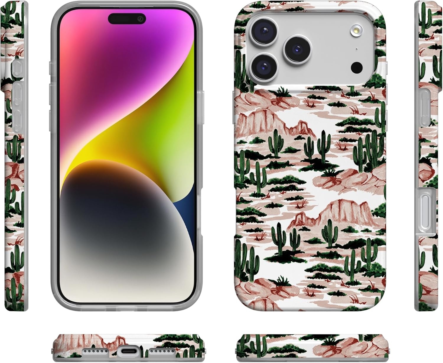 image:imageCasely iPhone 17 Pro Max Case Youre Dinomite Green Dinosaur Compatible with MagSafe Classic Ultra Thin DesignGold Rush Desert