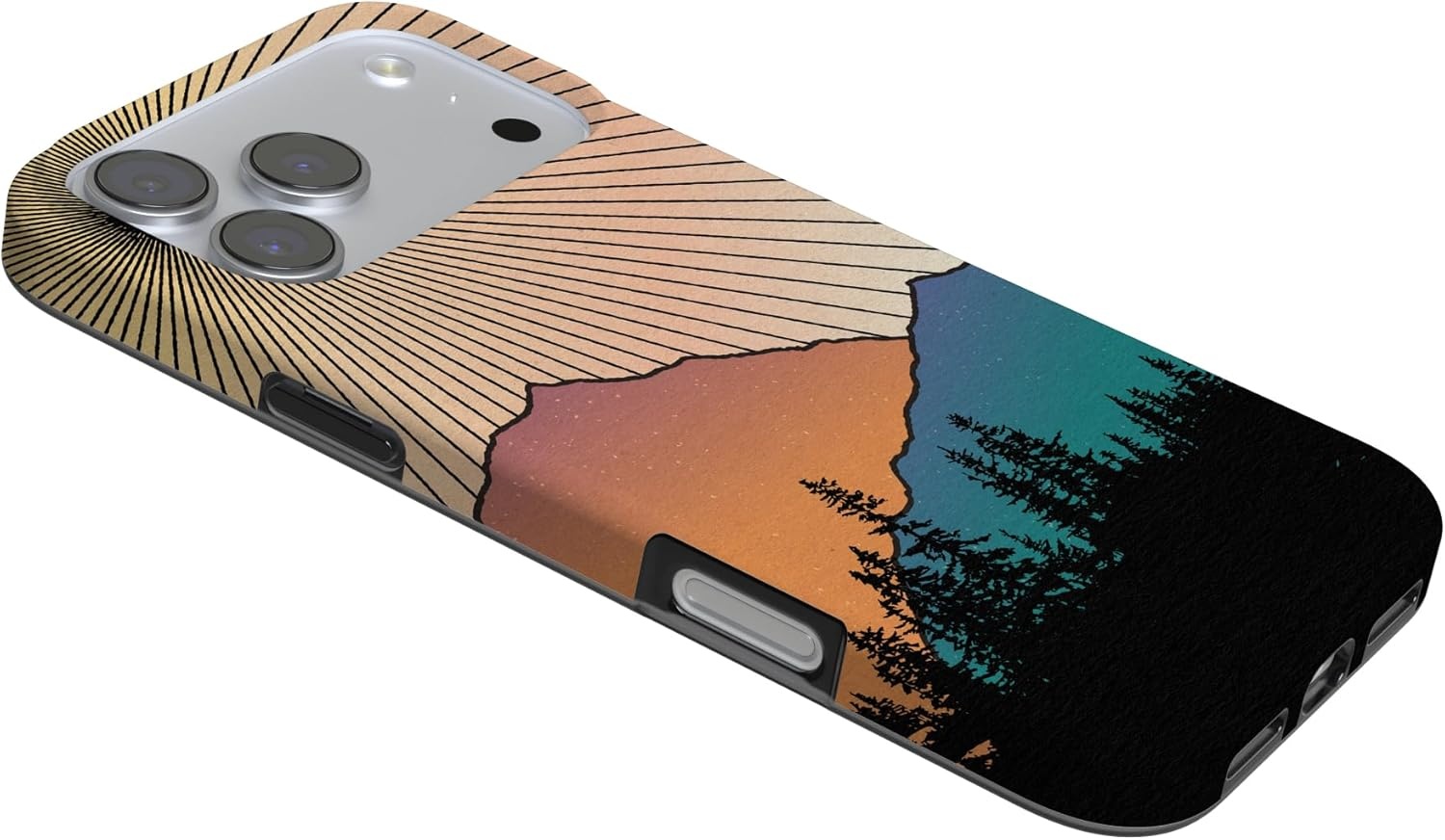 image:imageCasely iPhone 17 Pro Max Case Youre Dinomite Green Dinosaur Compatible with MagSafe Classic Ultra Thin DesignGolden Hour Mountain Sunset