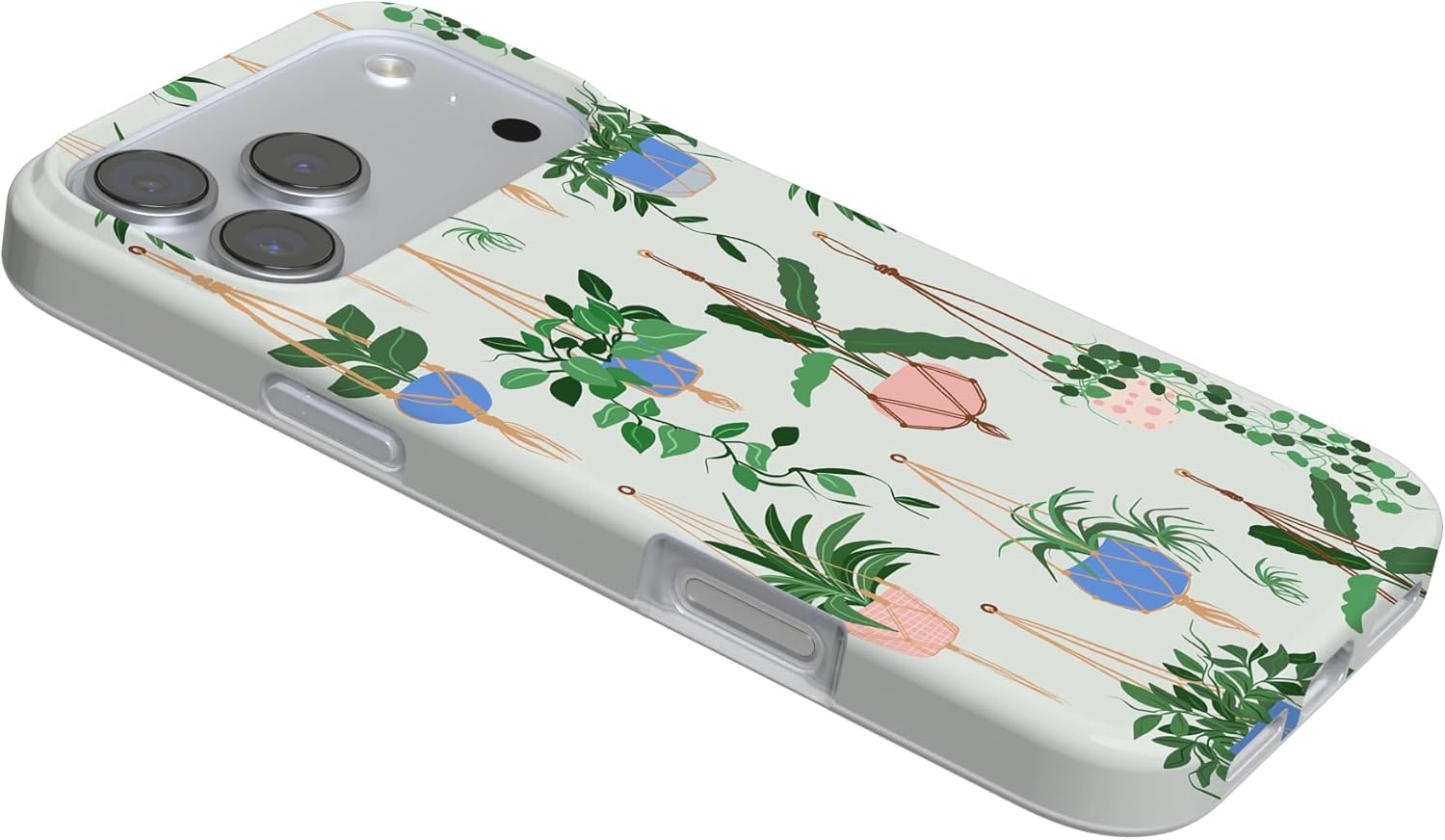 image:imageCasely iPhone 17 Pro Max Case Youre Dinomite Green Dinosaur Compatible with MagSafe Classic Ultra Thin DesignHanging Around Potted Plants Floral