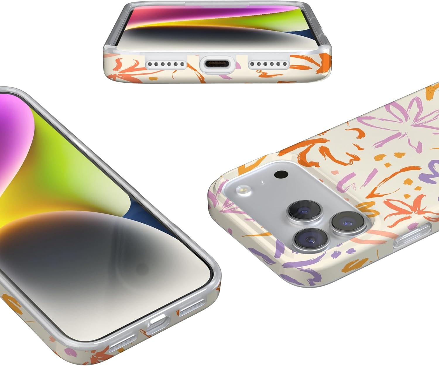 image:imageCasely iPhone 17 Pro Max Case Youre Dinomite Green Dinosaur Compatible with MagSafe Classic Ultra Thin DesignHibiscus Blooms Hawaiian Floral