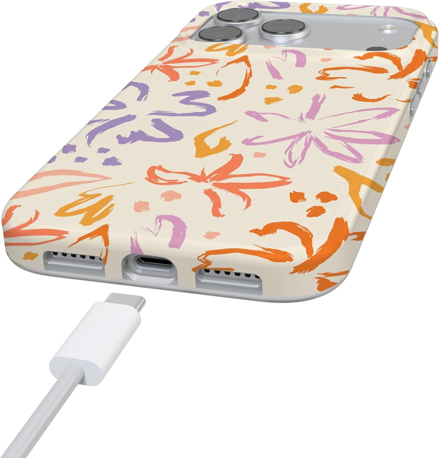 image:imageCasely iPhone 17 Pro Max Case Youre Dinomite Green Dinosaur Compatible with MagSafe Classic Ultra Thin DesignHibiscus Blooms Hawaiian Floral