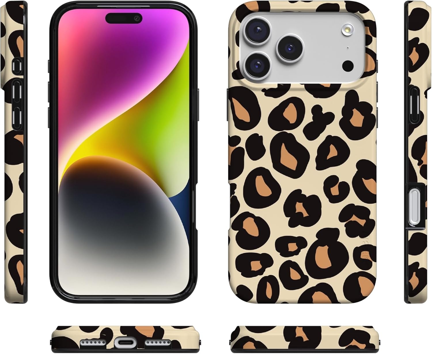 image:imageCasely iPhone 17 Pro Max Case Youre Dinomite Green Dinosaur Compatible with MagSafe Classic Ultra Thin DesignInto the Wild Leopard Print