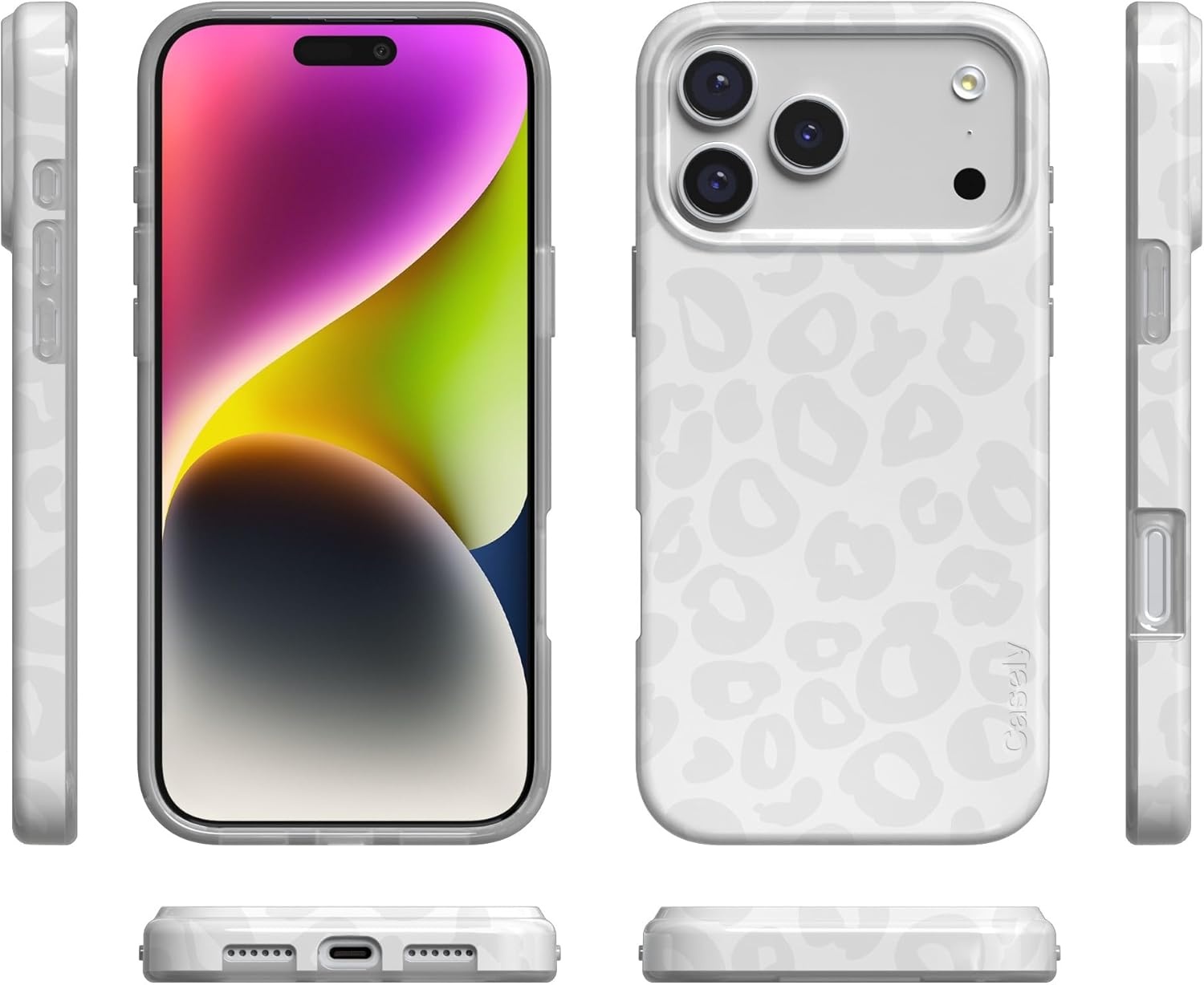 image:imageCasely iPhone 17 Pro Max Case Youre Dinomite Green Dinosaur Compatible with MagSafe Classic Ultra Thin DesignInto the Wild White Snow Leopard