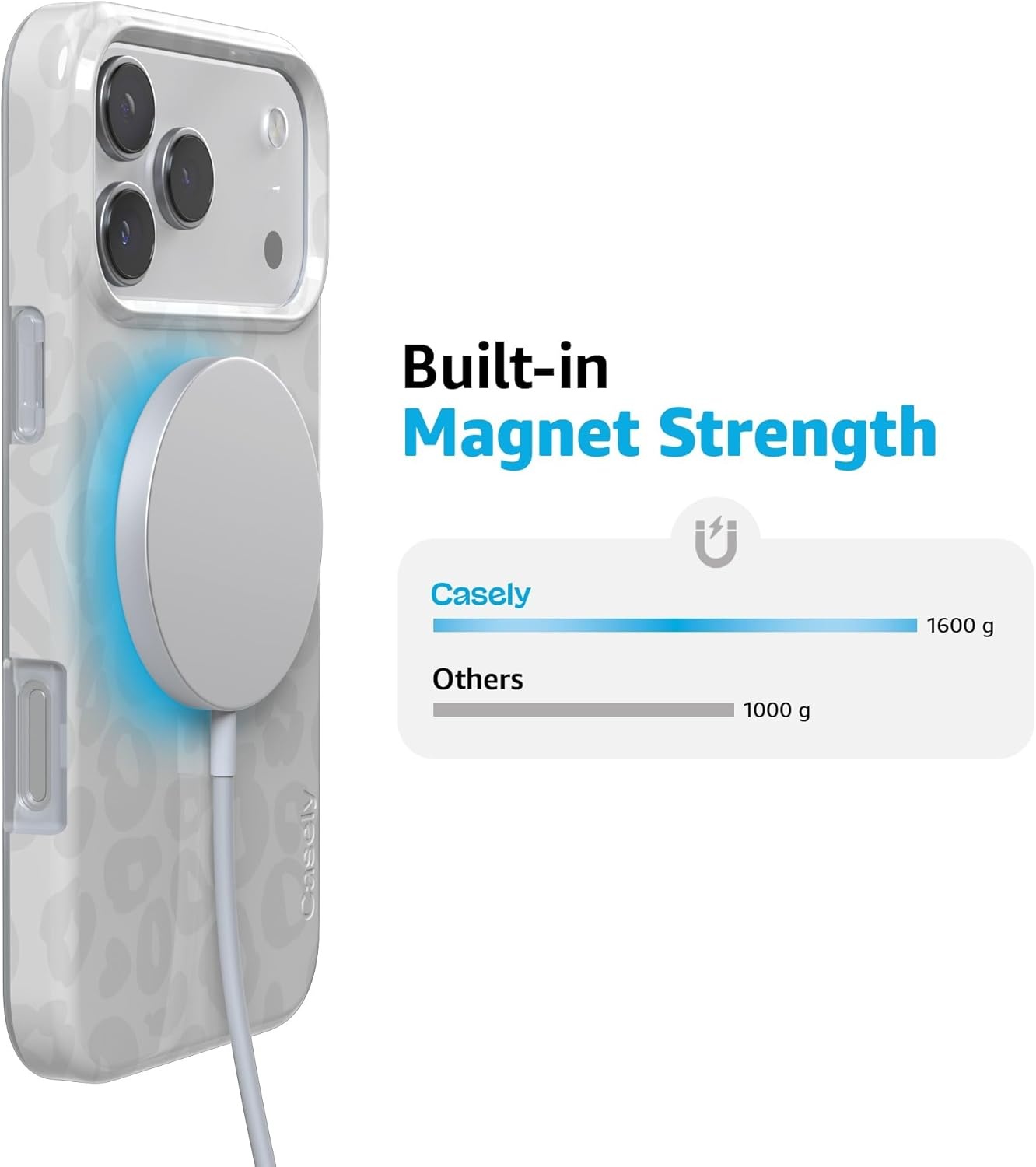 image:imageCasely iPhone 17 Pro Max Case Youre Dinomite Green Dinosaur Compatible with MagSafe Classic Ultra Thin DesignInto the Wild White Snow Leopard