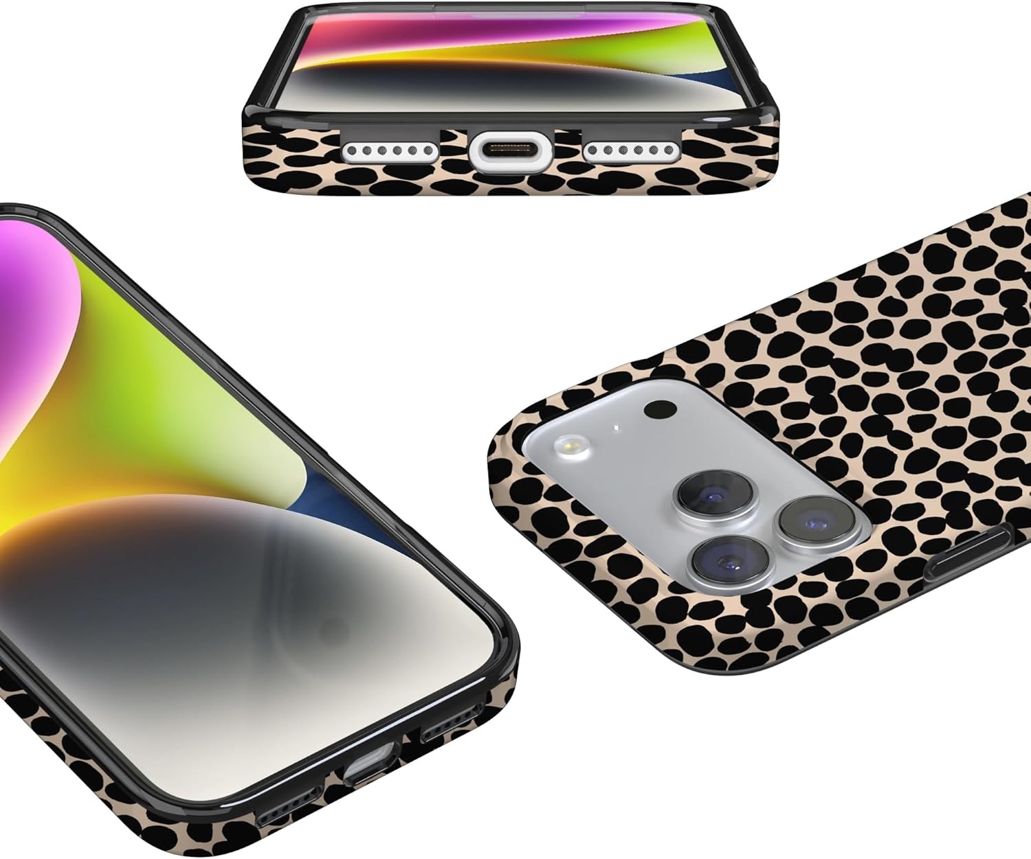 image:imageCasely iPhone 17 Pro Max Case Youre Dinomite Green Dinosaur Compatible with MagSafe Classic Ultra Thin DesignLost in Spots Cheetah Print
