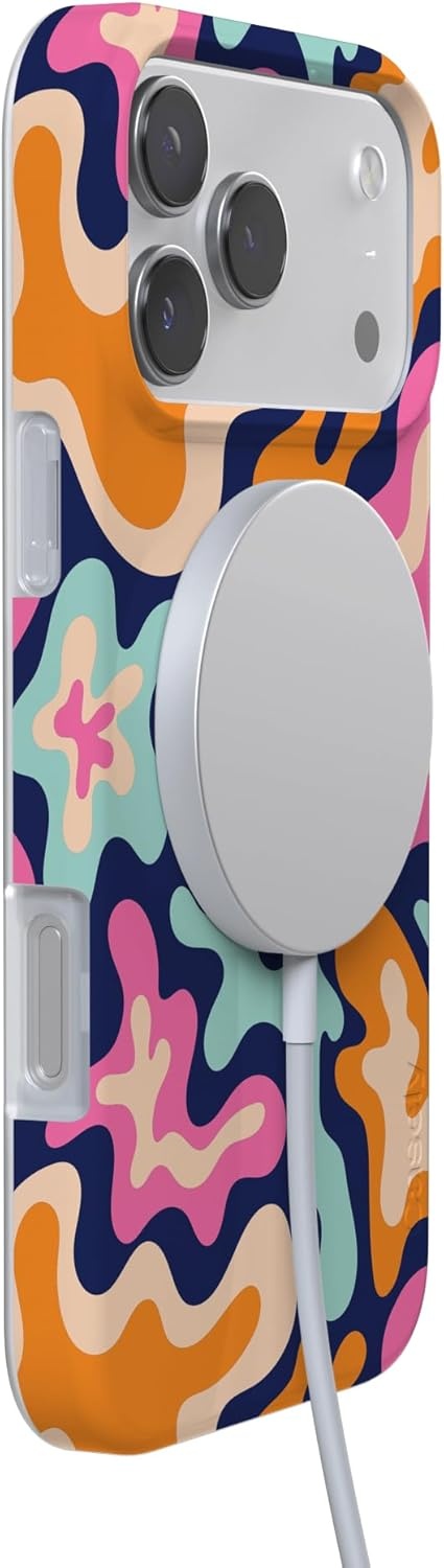 image:imageCasely iPhone 17 Pro Max Case Youre Dinomite Green Dinosaur Compatible with MagSafe Classic Ultra Thin DesignMidnight Color Splash Abstract Retro