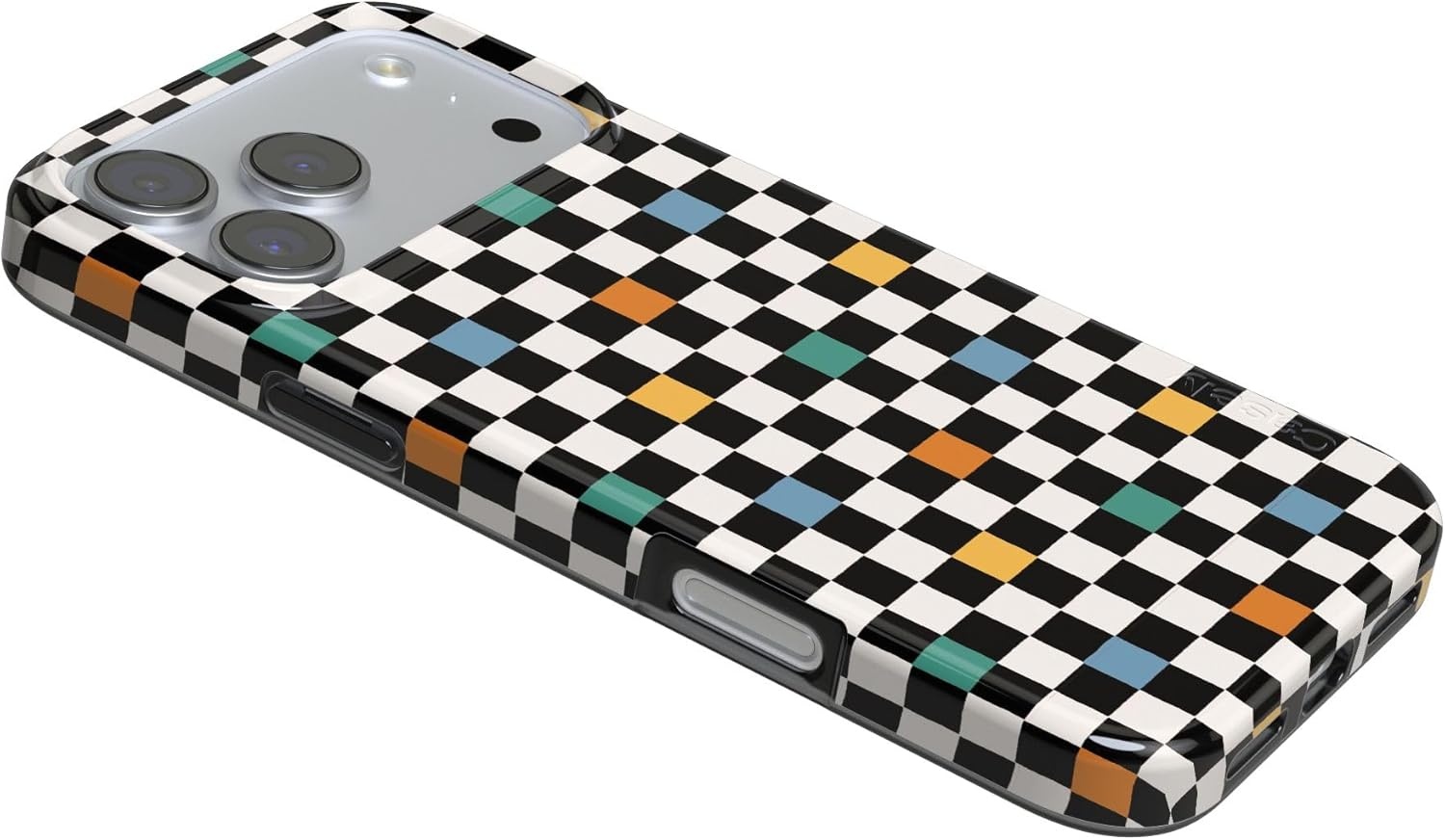 image:imageCasely iPhone 17 Pro Max Case Youre Dinomite Green Dinosaur Compatible with MagSafe Classic Ultra Thin DesignOld Skool Retro Checkerboard