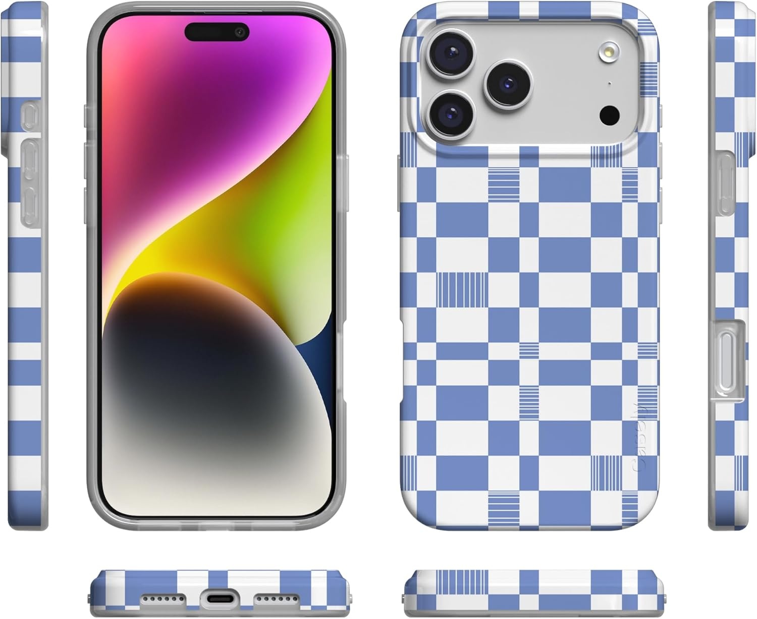 image:imageCasely iPhone 17 Pro Max Case Youre Dinomite Green Dinosaur Compatible with MagSafe Classic Ultra Thin DesignReality Check Periwinkle