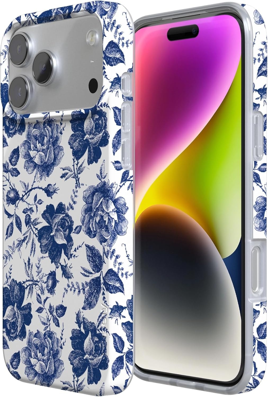image:imageCasely iPhone 17 Pro Max Case Youre Dinomite Green Dinosaur Compatible with MagSafe Classic Ultra Thin DesignRose to Fame Blue White Rose Floral