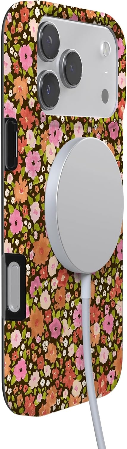 image:imageCasely iPhone 17 Pro Max Case Youre Dinomite Green Dinosaur Compatible with MagSafe Classic Ultra Thin DesignRustic Roses Boho Bouquet