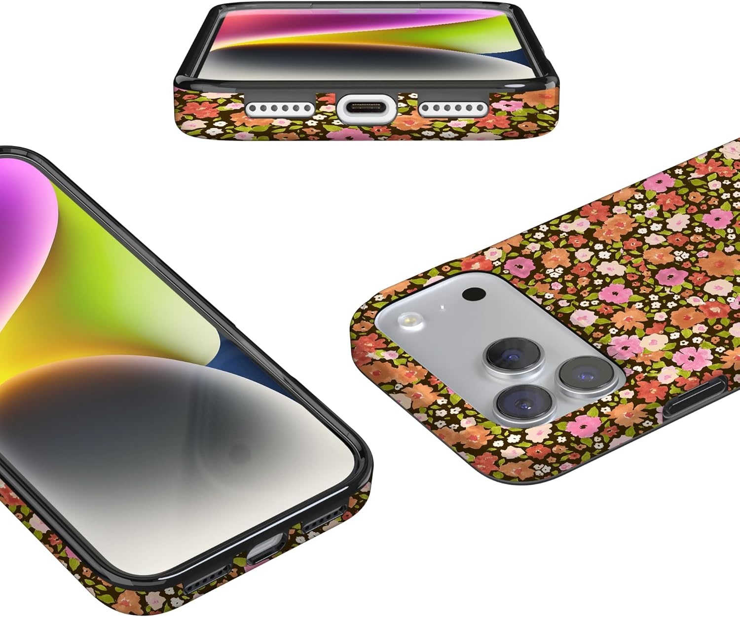 image:imageCasely iPhone 17 Pro Max Case Youre Dinomite Green Dinosaur Compatible with MagSafe Classic Ultra Thin DesignRustic Roses Boho Bouquet