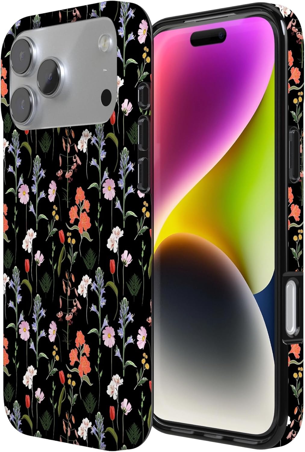 image:imageCasely iPhone 17 Pro Max Case Youre Dinomite Green Dinosaur Compatible with MagSafe Classic Ultra Thin DesignSecret Garden Mixed Floral