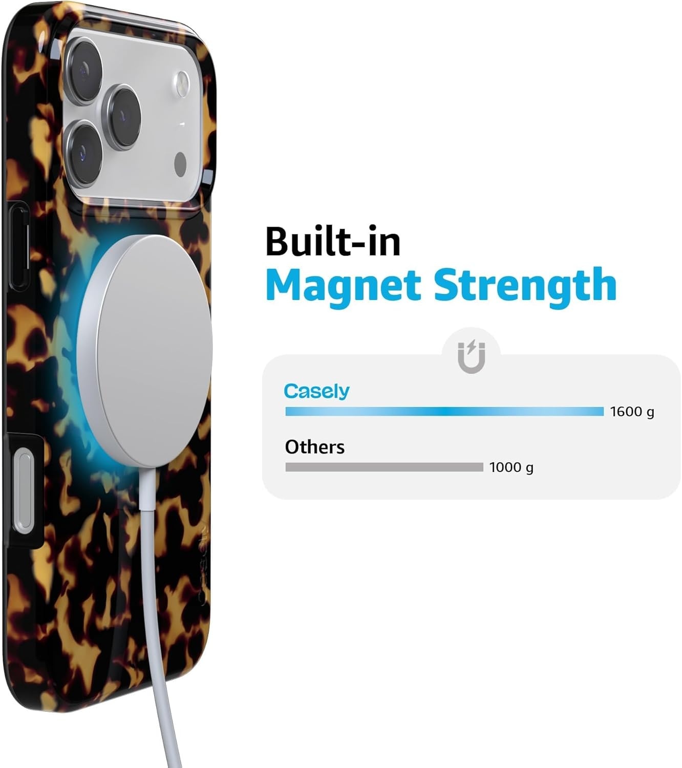image:imageCasely iPhone 17 Pro Max Case Youre Dinomite Green Dinosaur Compatible with MagSafe Classic Ultra Thin DesignShell Shocked Tortoise Print