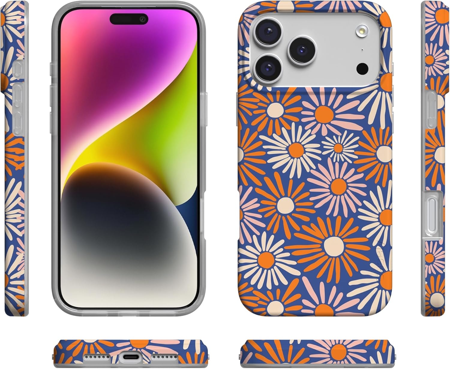 image:imageCasely iPhone 17 Pro Max Case Youre Dinomite Green Dinosaur Compatible with MagSafe Classic Ultra Thin DesignSpring Forward Daisy Floral