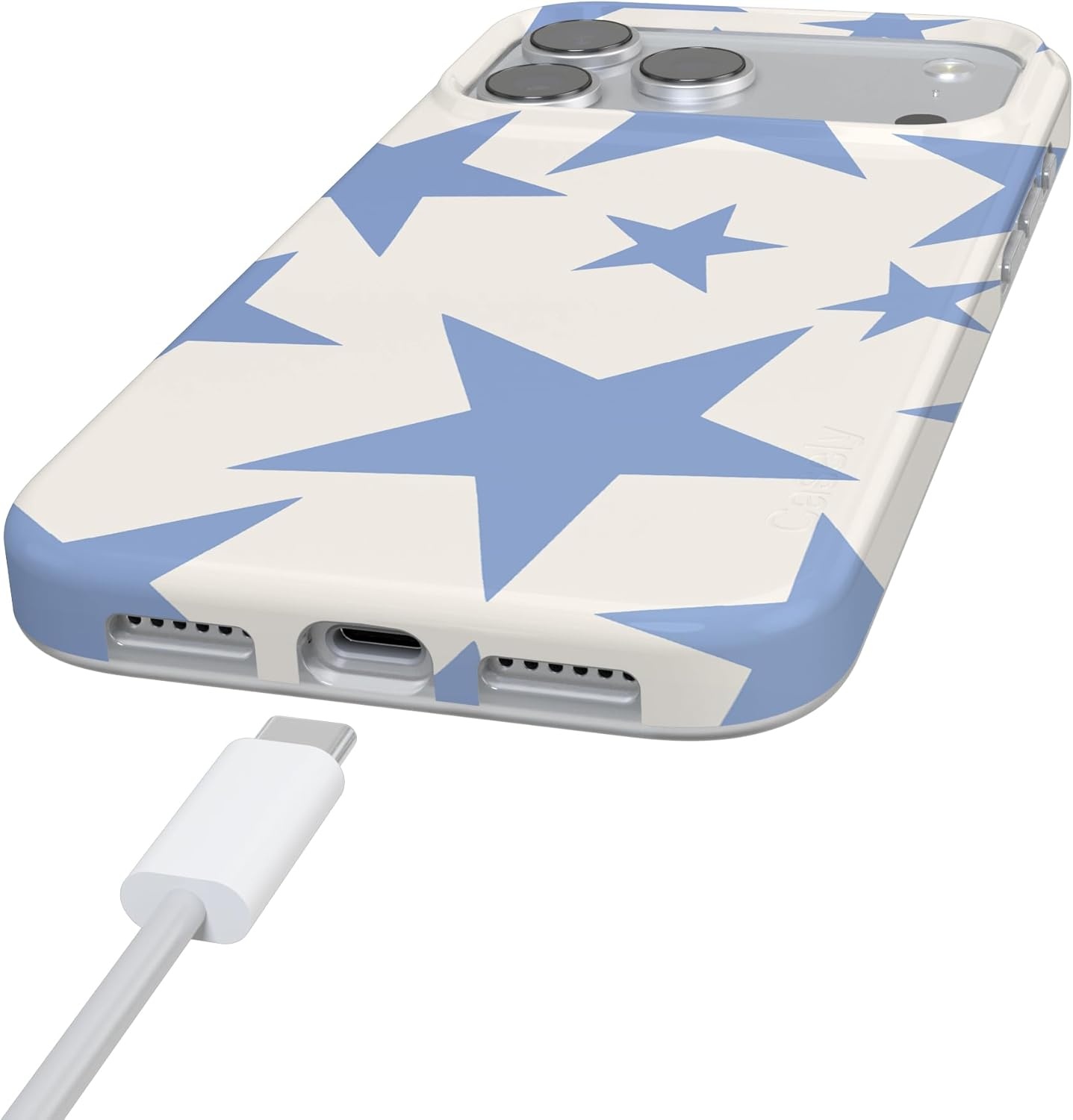 image:imageCasely iPhone 17 Pro Max Case Youre Dinomite Green Dinosaur Compatible with MagSafe Classic Ultra Thin DesignStars Align Blue White Stars