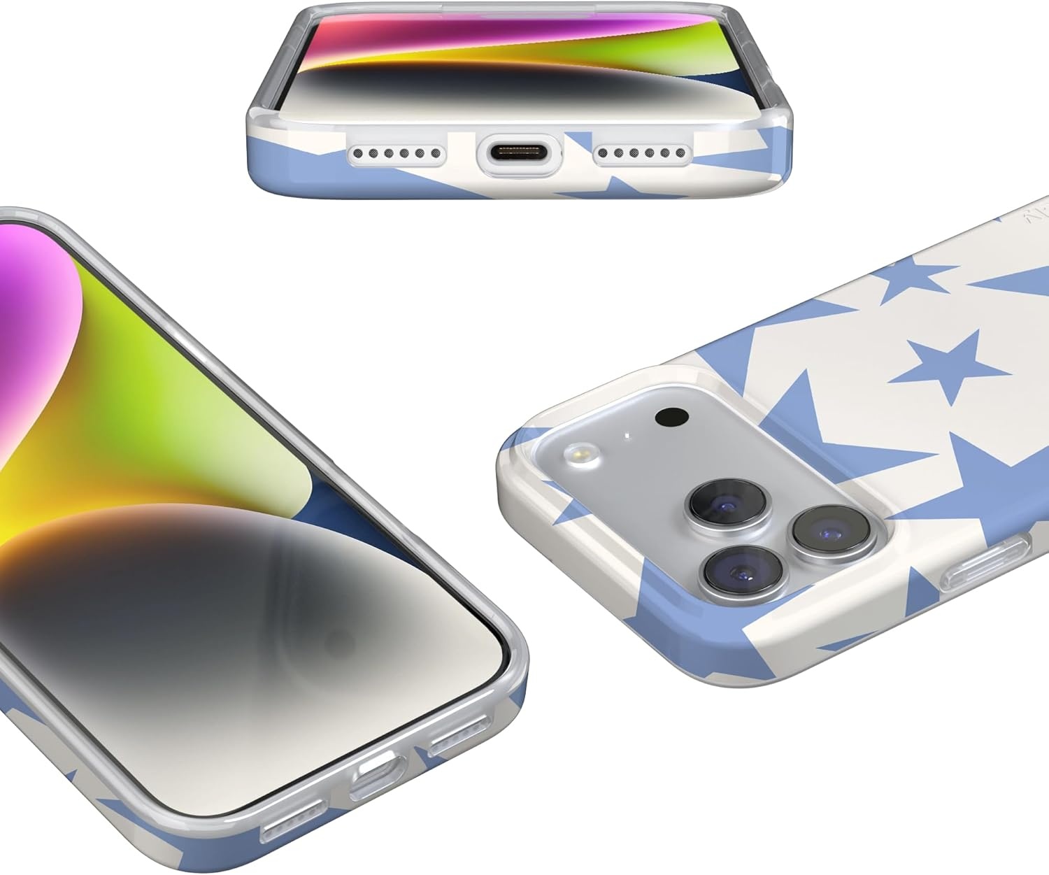 image:imageCasely iPhone 17 Pro Max Case Youre Dinomite Green Dinosaur Compatible with MagSafe Classic Ultra Thin DesignStars Align Blue White Stars