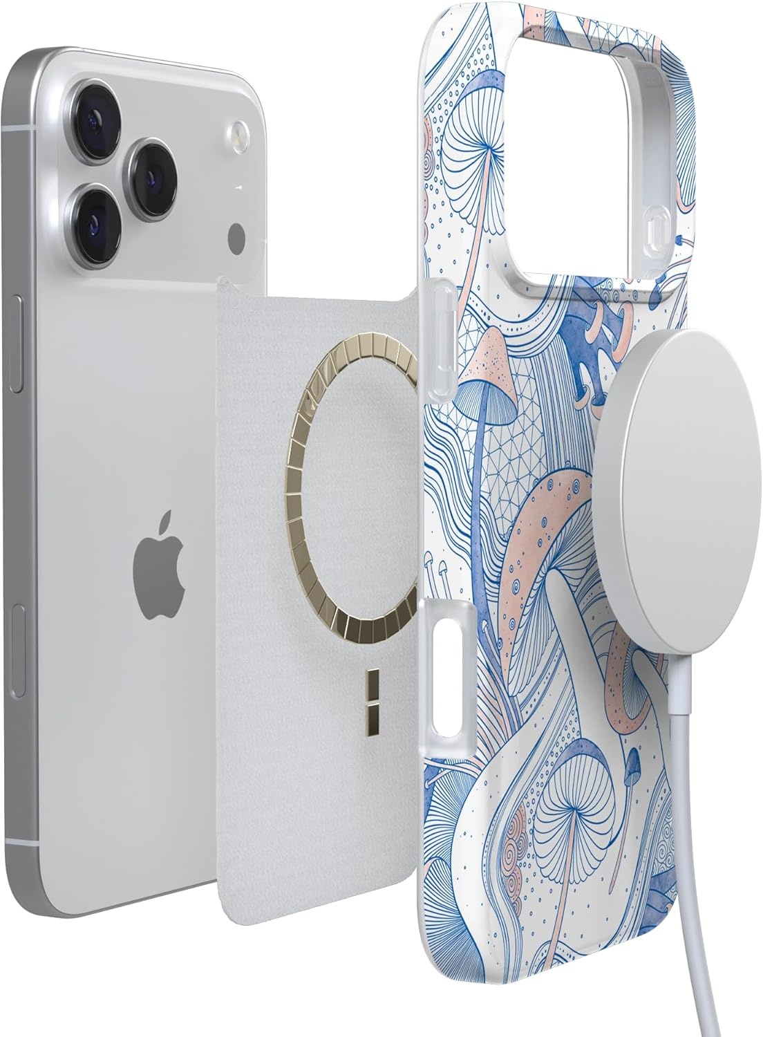 image:imageCasely iPhone 17 Pro Max Case Youre Dinomite Green Dinosaur Compatible with MagSafe Classic Ultra Thin DesignThe Fun Guy Enchanted Forest Mushroom Floral